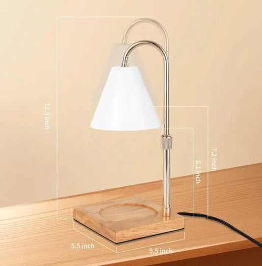 Adjustable Candle Warmer Lamp β Flame-Free Aromatherapy Glow