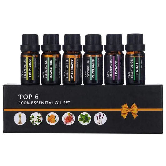 PureHaus Aromatherapy Essential Oils & Fragrance Oil 6-Piece Set