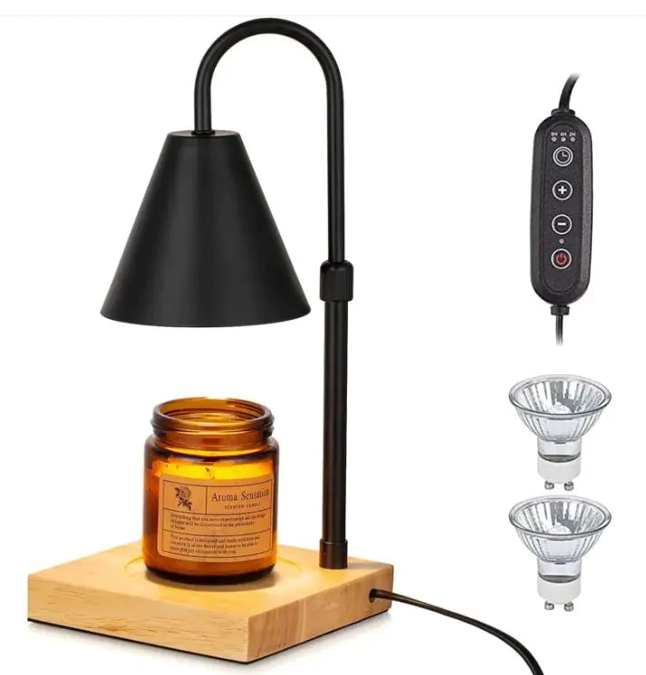 Adjustable Candle Warmer Lamp – Flame-Free Aromatherapy Glow
