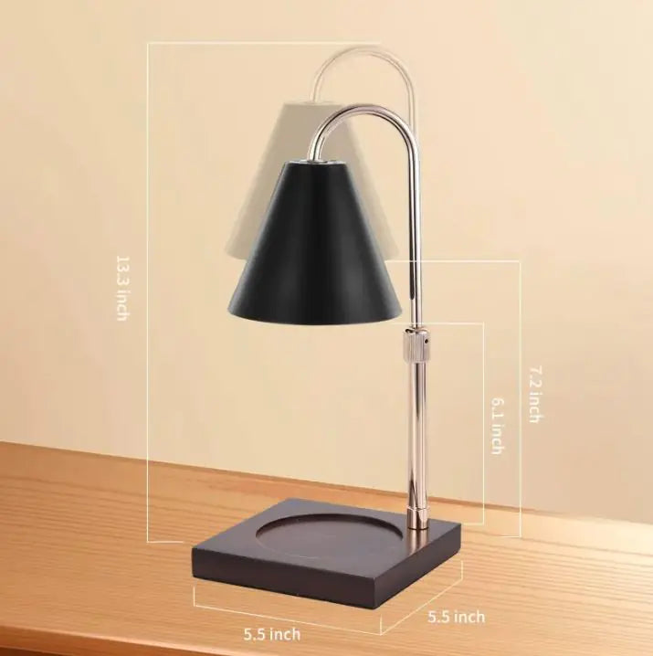 Adjustable Candle Warmer Lamp – Flame-Free Aromatherapy Glow